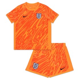 England Orange Version Matchtröjor Målvakt Barn EURO 2024